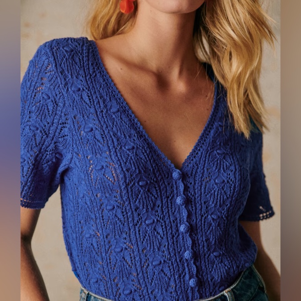 Sézane Cybele Sweater S Electric Blue